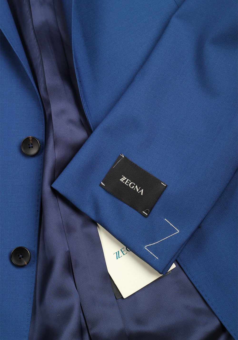 Z Zegna Blue Wool Suit Size 50 / 40R U.S.