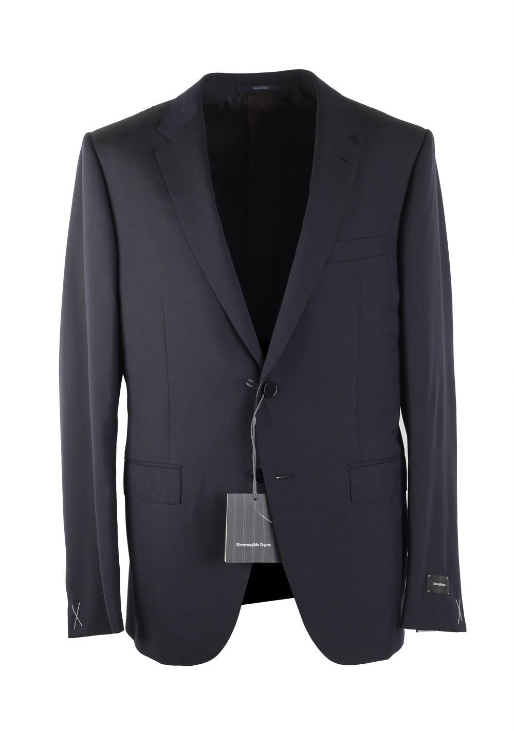 Ermenegildo Zegna Blue City Wool Suit Size 50 / 40R U.S.