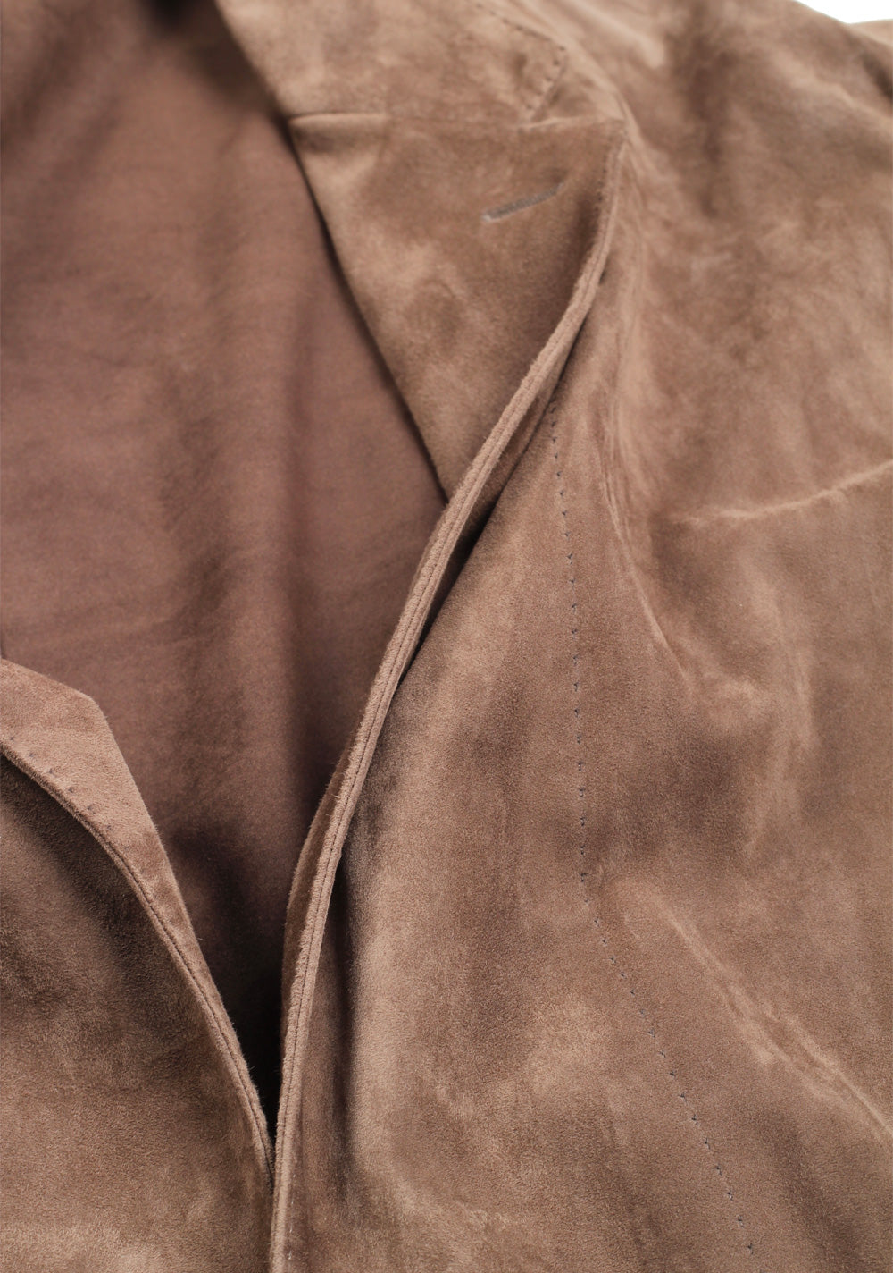 Zegna Brown Suede Blazer Jacket Coat Size 54 / 44R U.S.