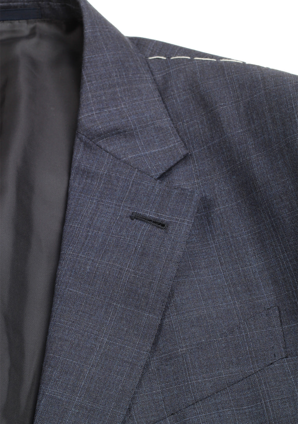 ZEGNA Milano Easy Blue Checked Suit Size 52C / 42S U.S.