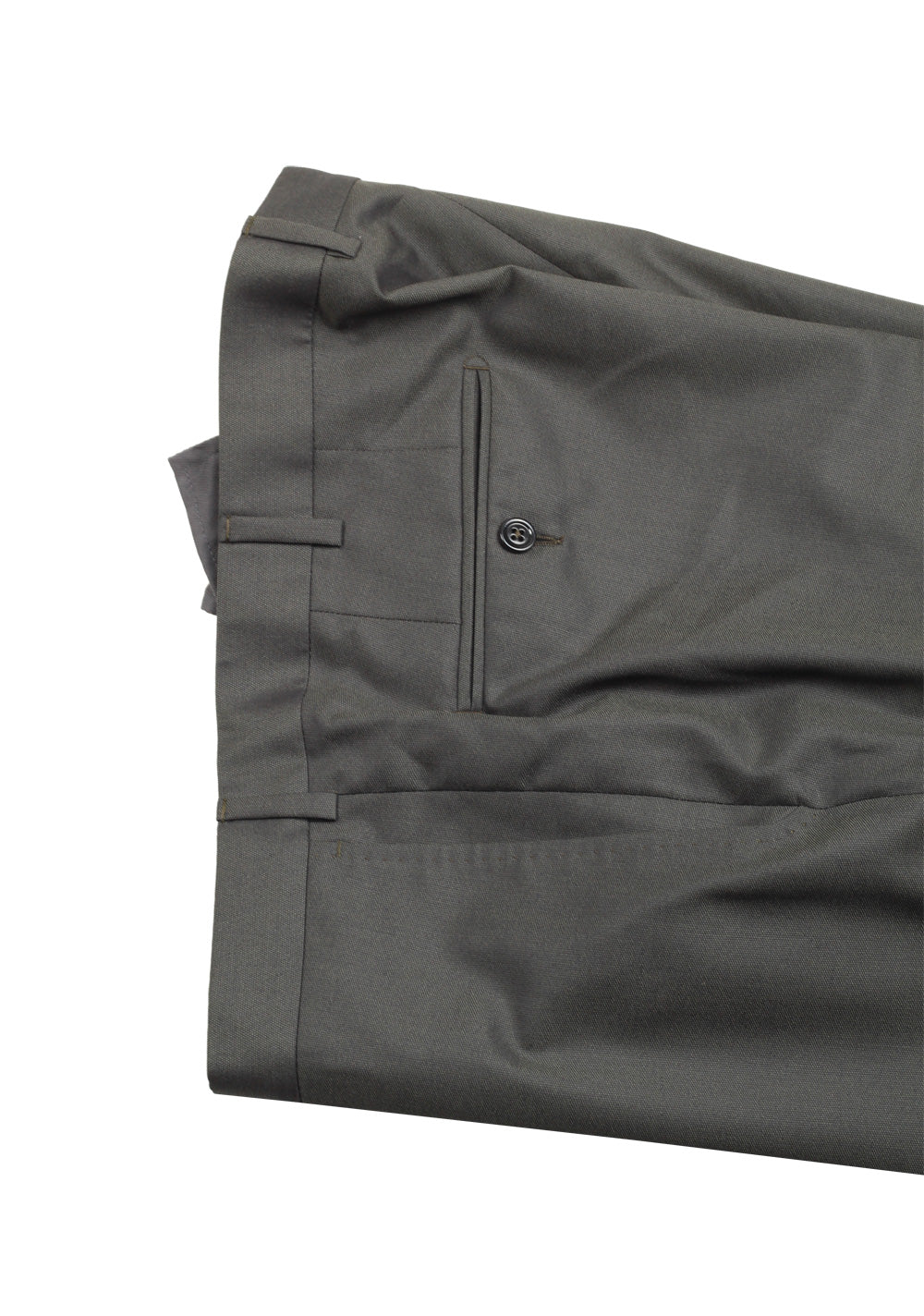 ZEGNA Torino Greenish Gray Trofeo 600 Suit Size 56 / 46R U.S.