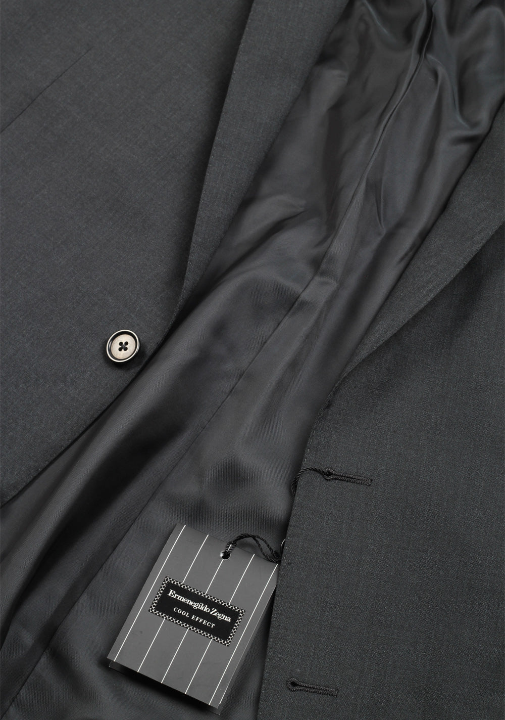 ZEGNA Mila Gray Cool Effect Suit Size 56 / 46R U.S.