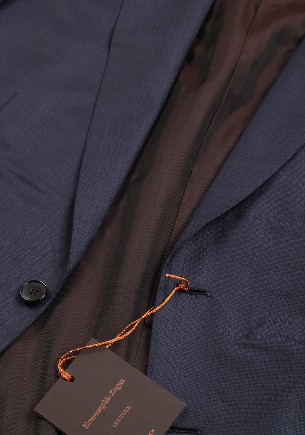 ZEGNA Couture Blue Suit Size 56 / 46R U.S.