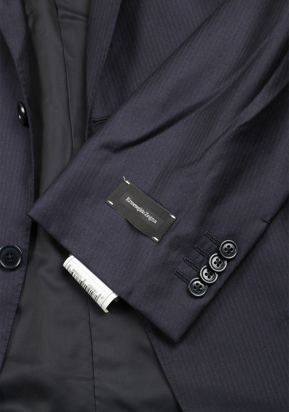 ZEGNA Milano Trofeo Blue Suit Size 58 / 48R U.S.