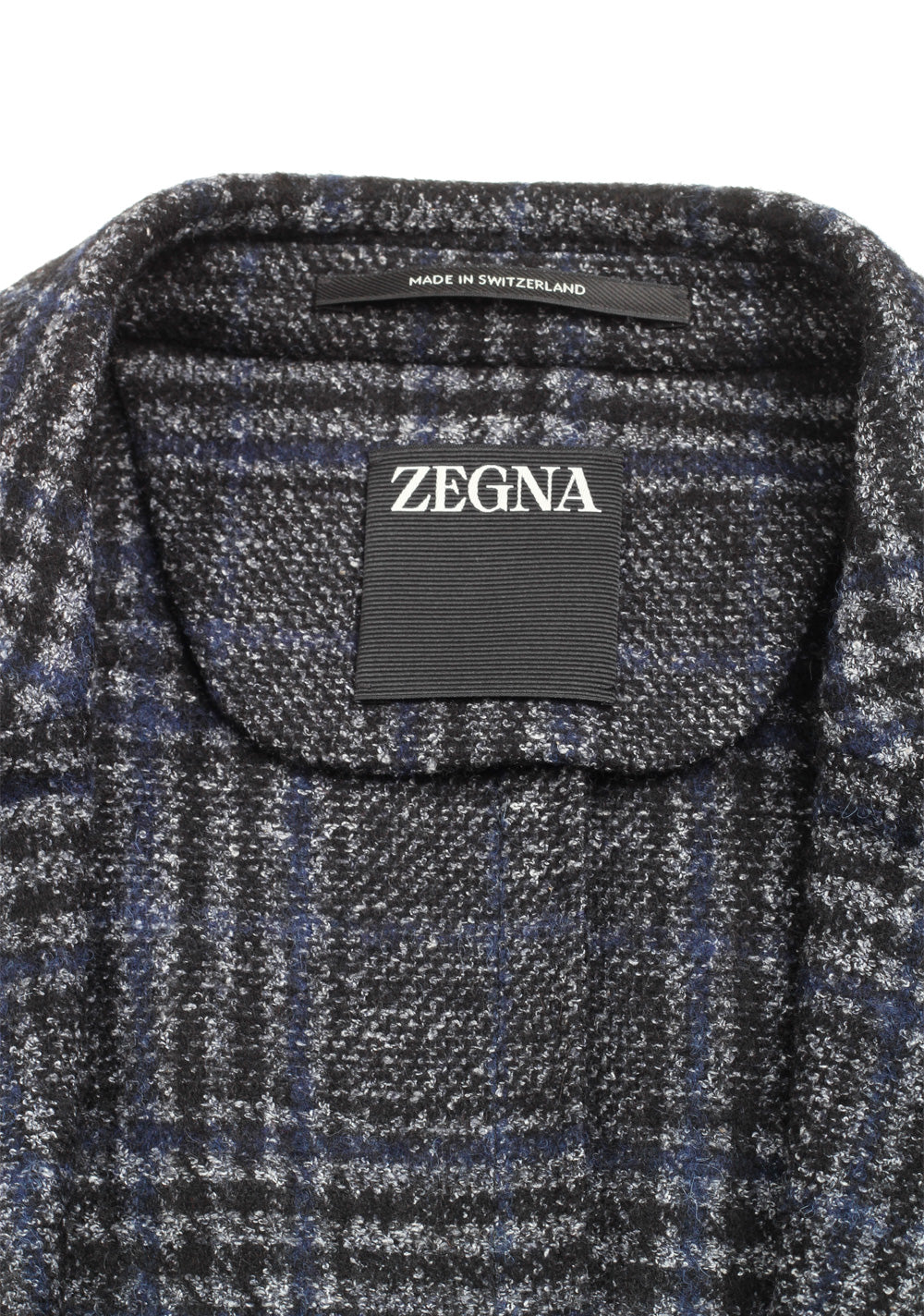 ZEGNA Rebrand Gray Checked Sport Coat Size 48 / 38R U.S.