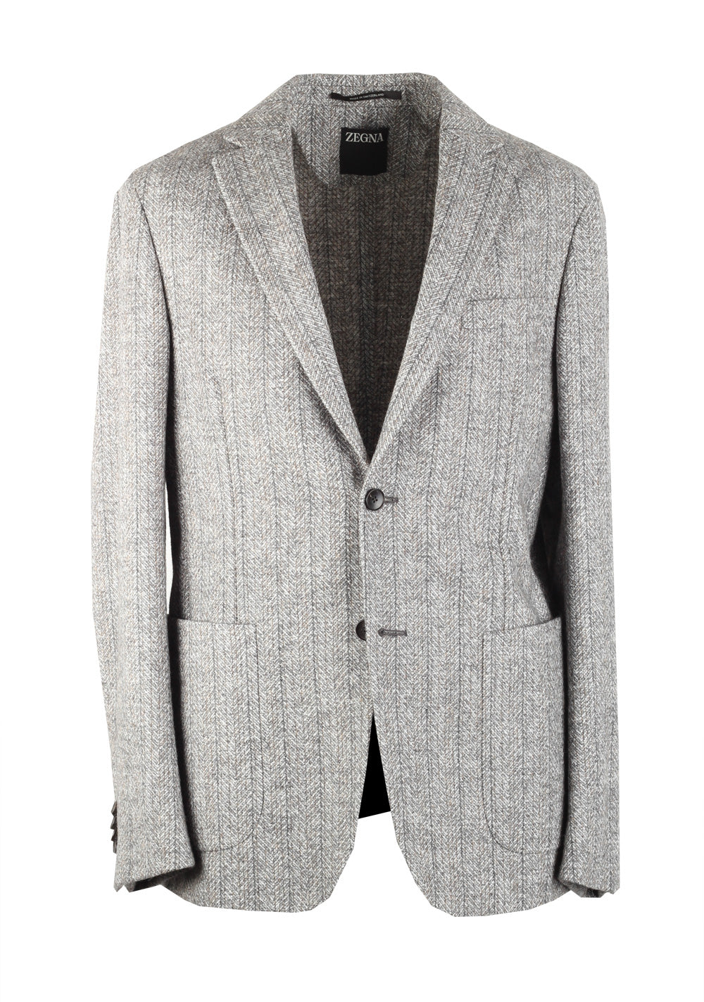 ZEGNA Rebrand Gray Sport Coat Size 48 / 38R U.S.