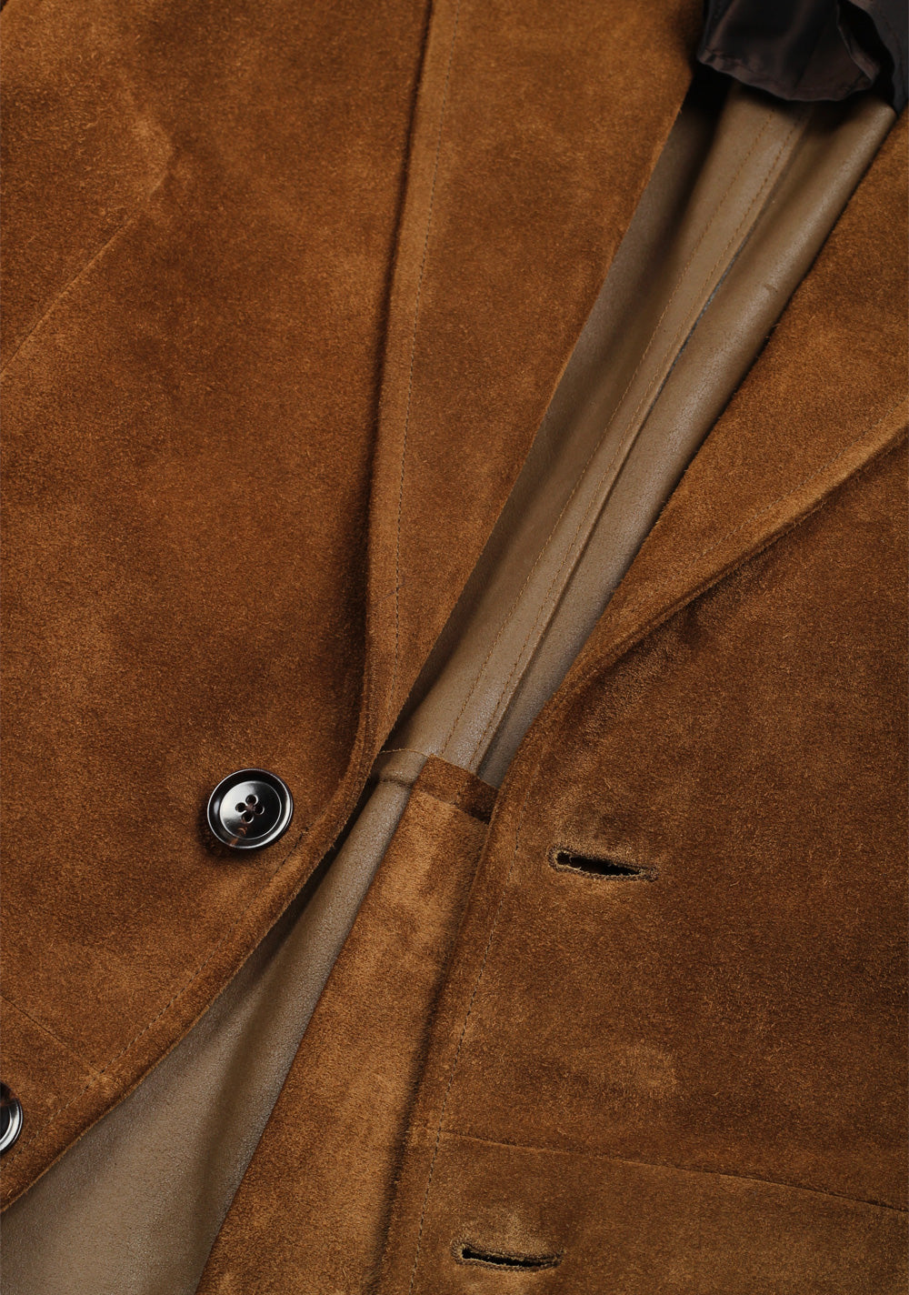 TOM FORD Brown Leather Blazer Jacket Coat Size 48 / 38R U.S.