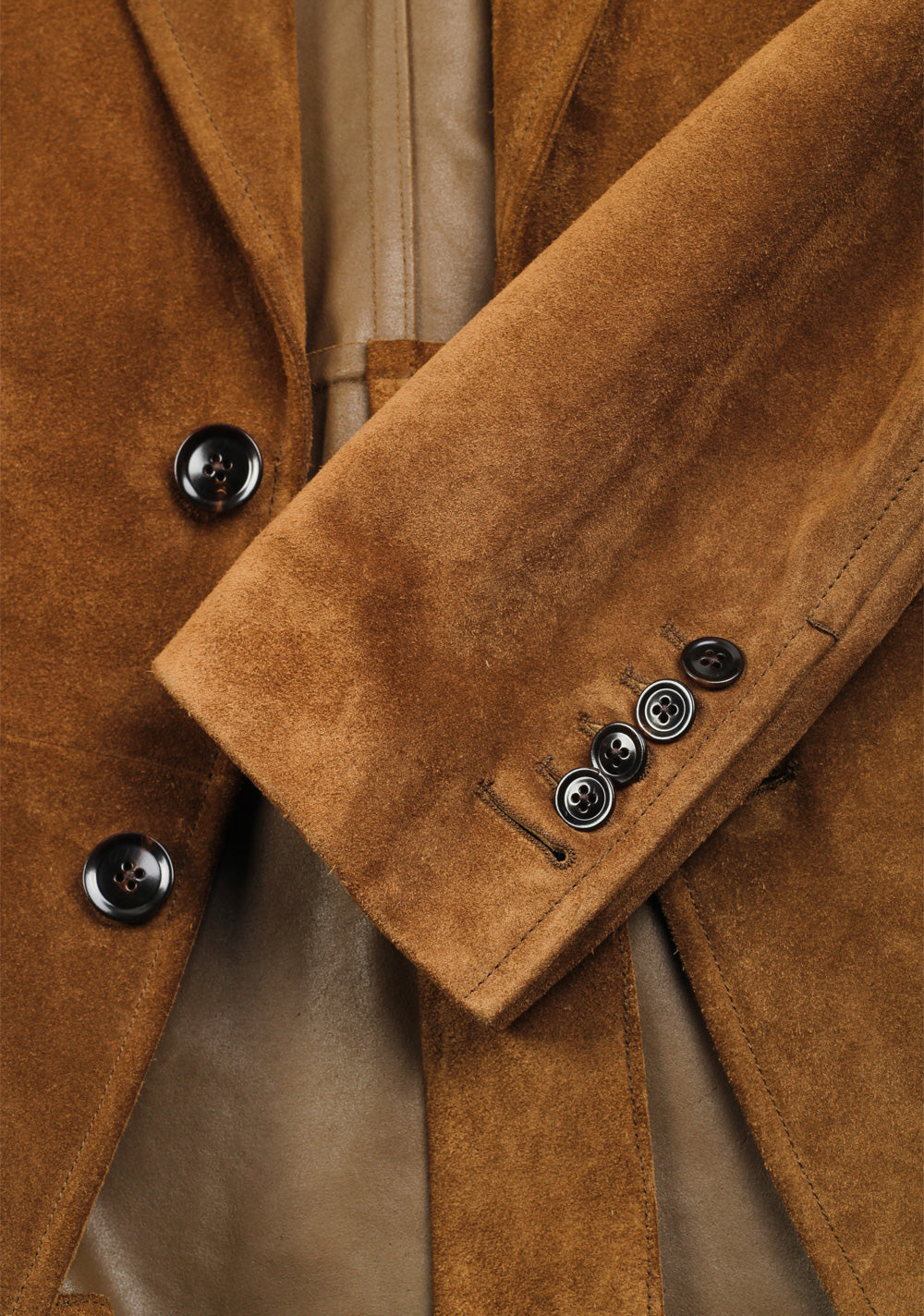 TOM FORD Brown Leather Blazer Jacket Coat Size 48 / 38R U.S.