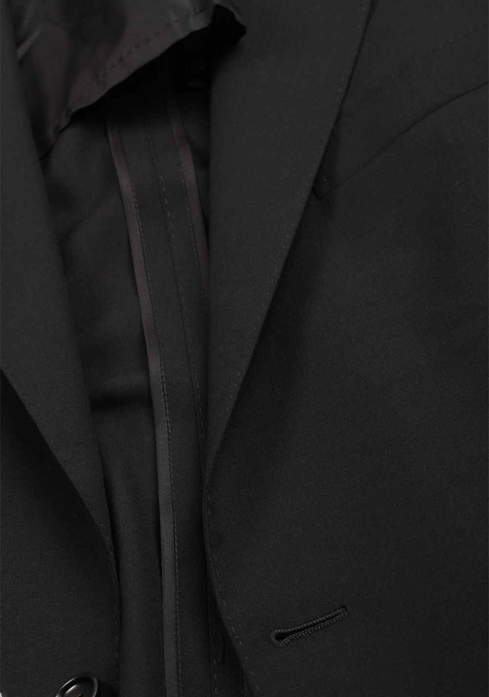 TOM FORD O'Connor Solid Black Suit Size 54 / 44R U.S. In Wool Fit Y