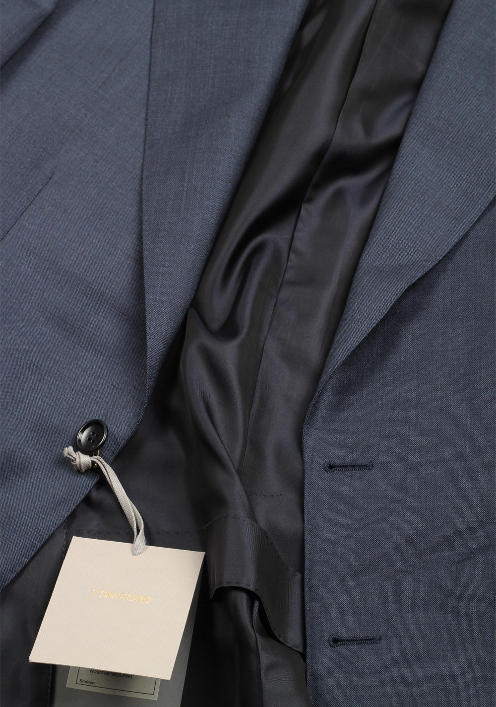 TOM FORD Shelton Blue Suit Size 46C / 36S U.S.