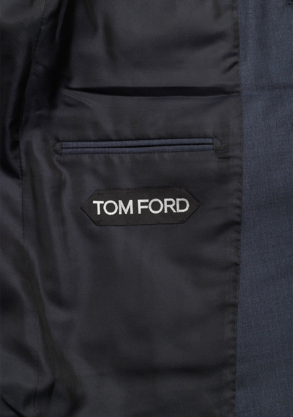 TOM FORD Shelton Blue Suit Size 46C / 36S U.S.