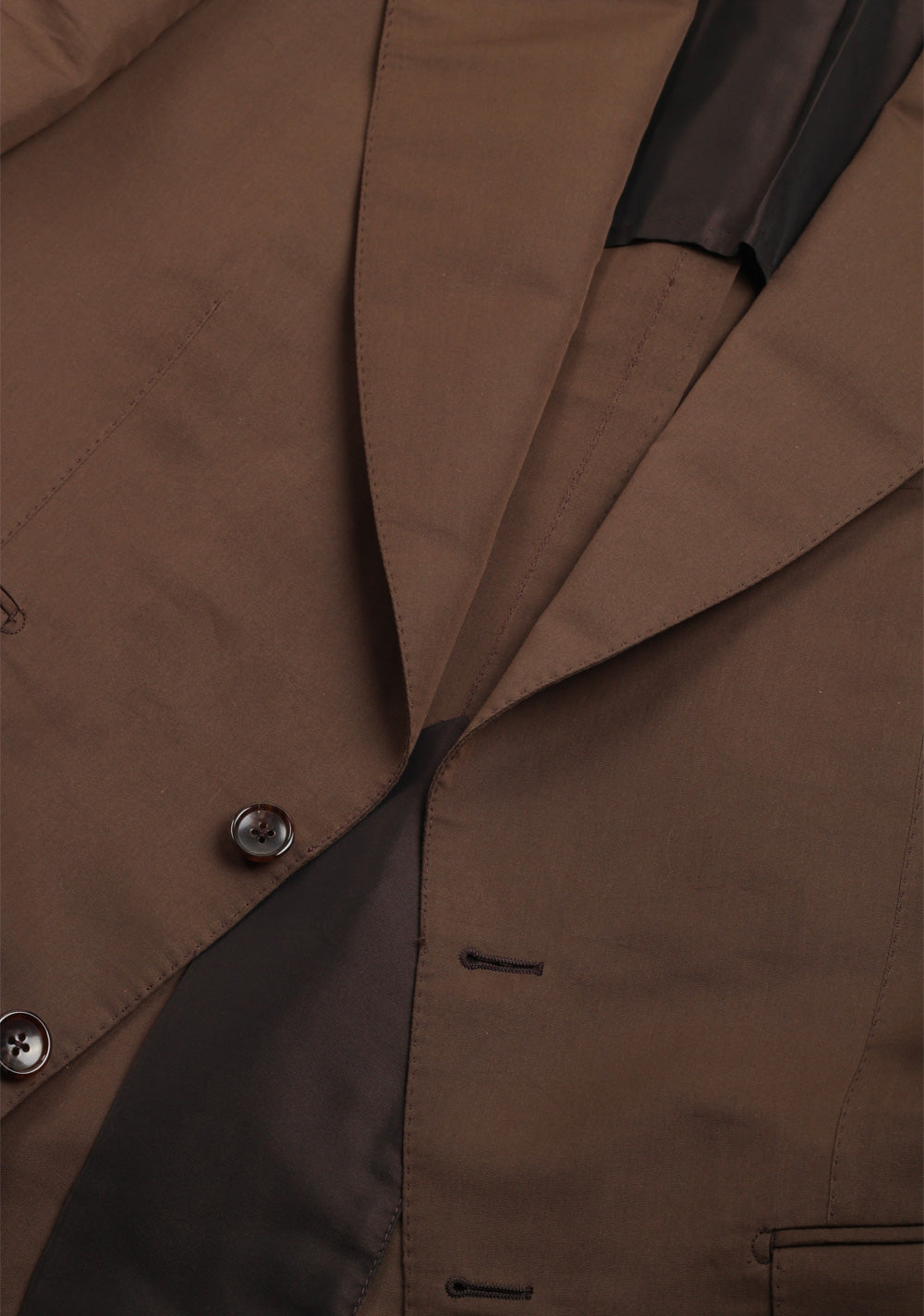 TOM FORD Atticus Brown Cotton Silk Sport Coat