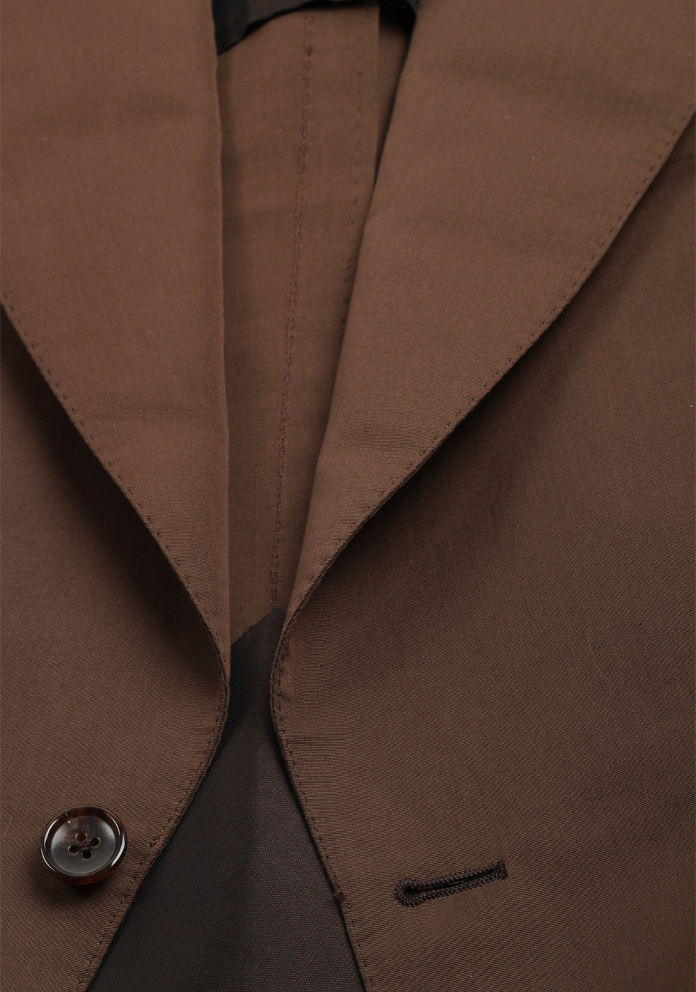 TOM FORD Atticus Brown Cotton Silk Sport Coat