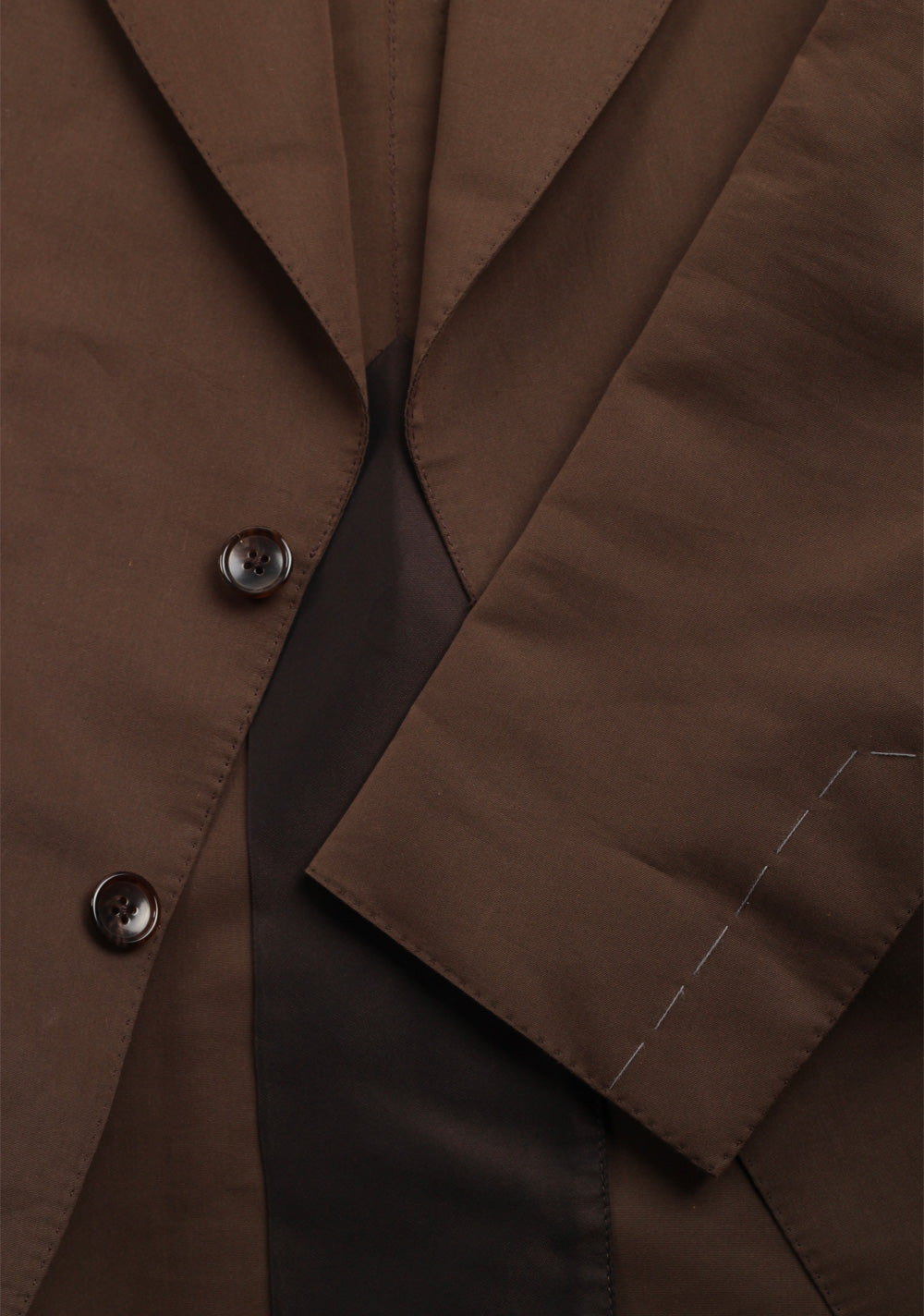 TOM FORD Atticus Brown Cotton Silk Sport Coat