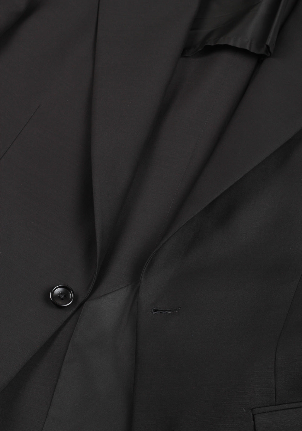 TOM FORD New Spencer Solid Black Suit Size 46 / 36R U.S.
