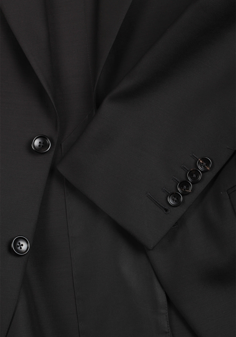 TOM FORD New Spencer Solid Black Suit Size 46 / 36R U.S.