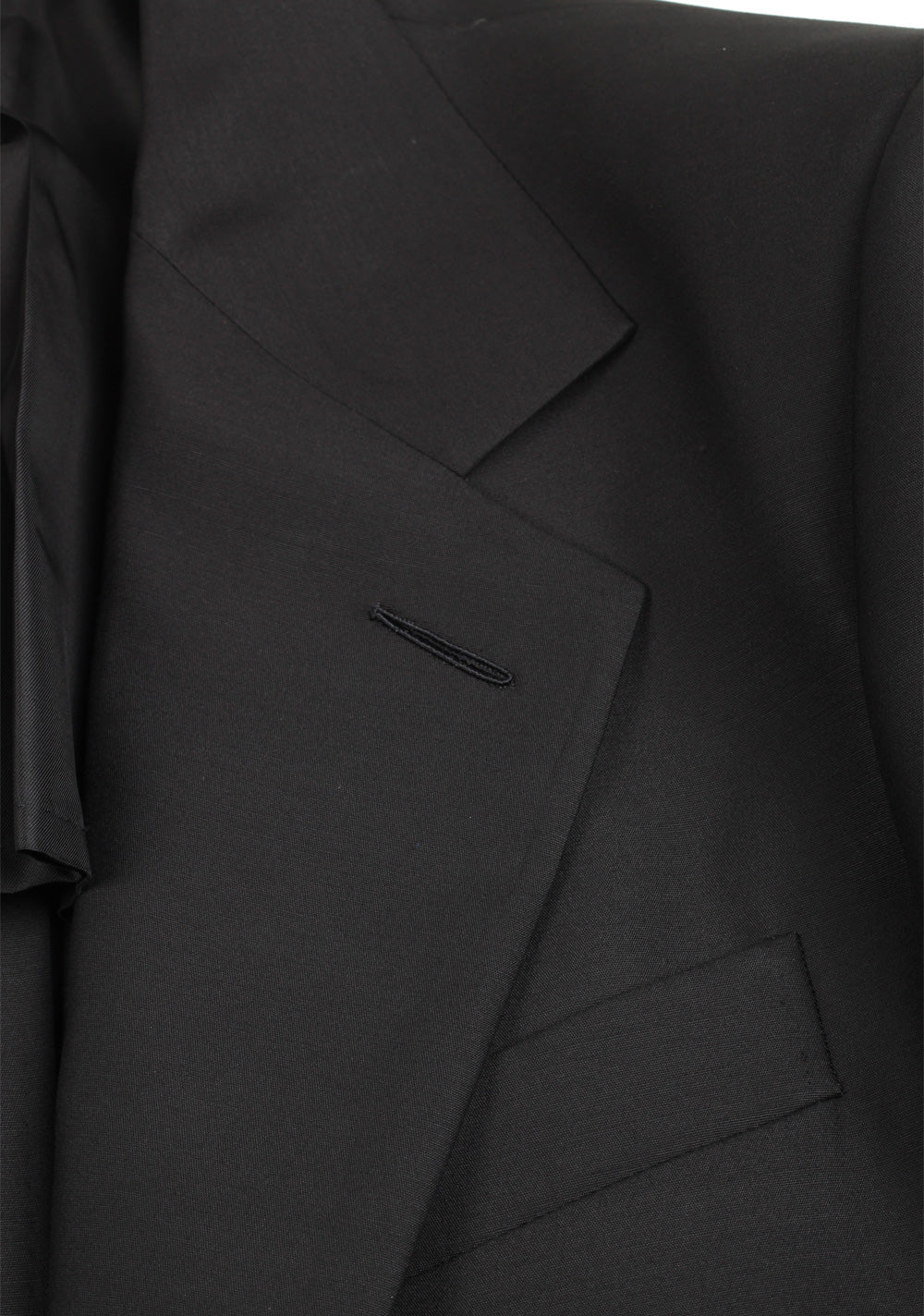 TOM FORD New Spencer Solid Black Suit Size 46 / 36R U.S.