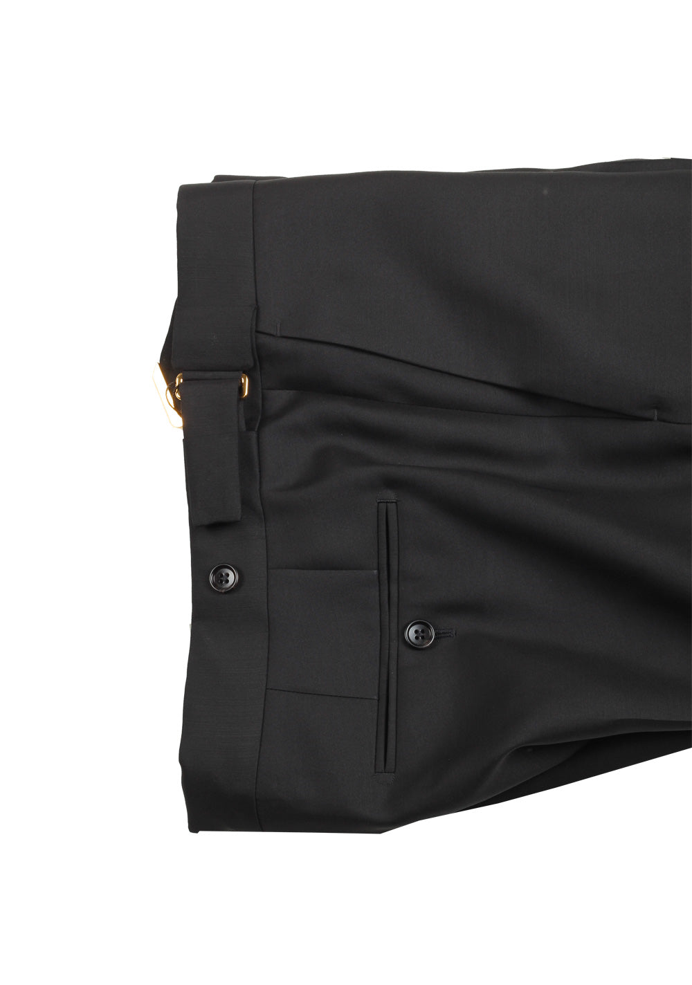 TOM FORD New Spencer Solid Black Suit Size 46 / 36R U.S.