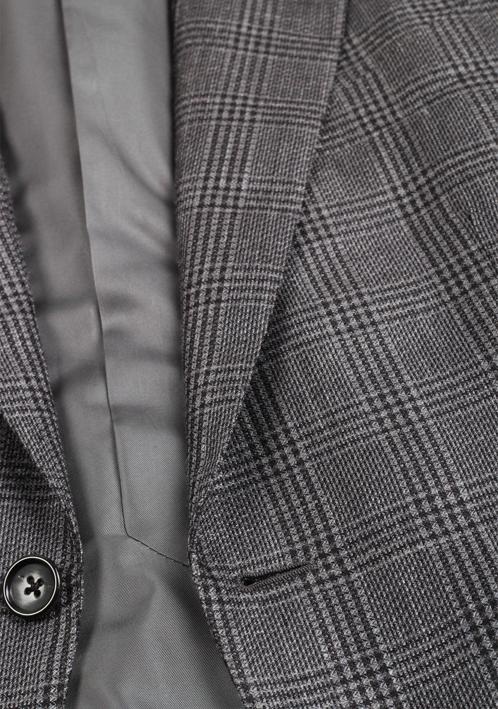 TOM FORD Shelton Checked Gray Suit Size 48 / 38R U.S.