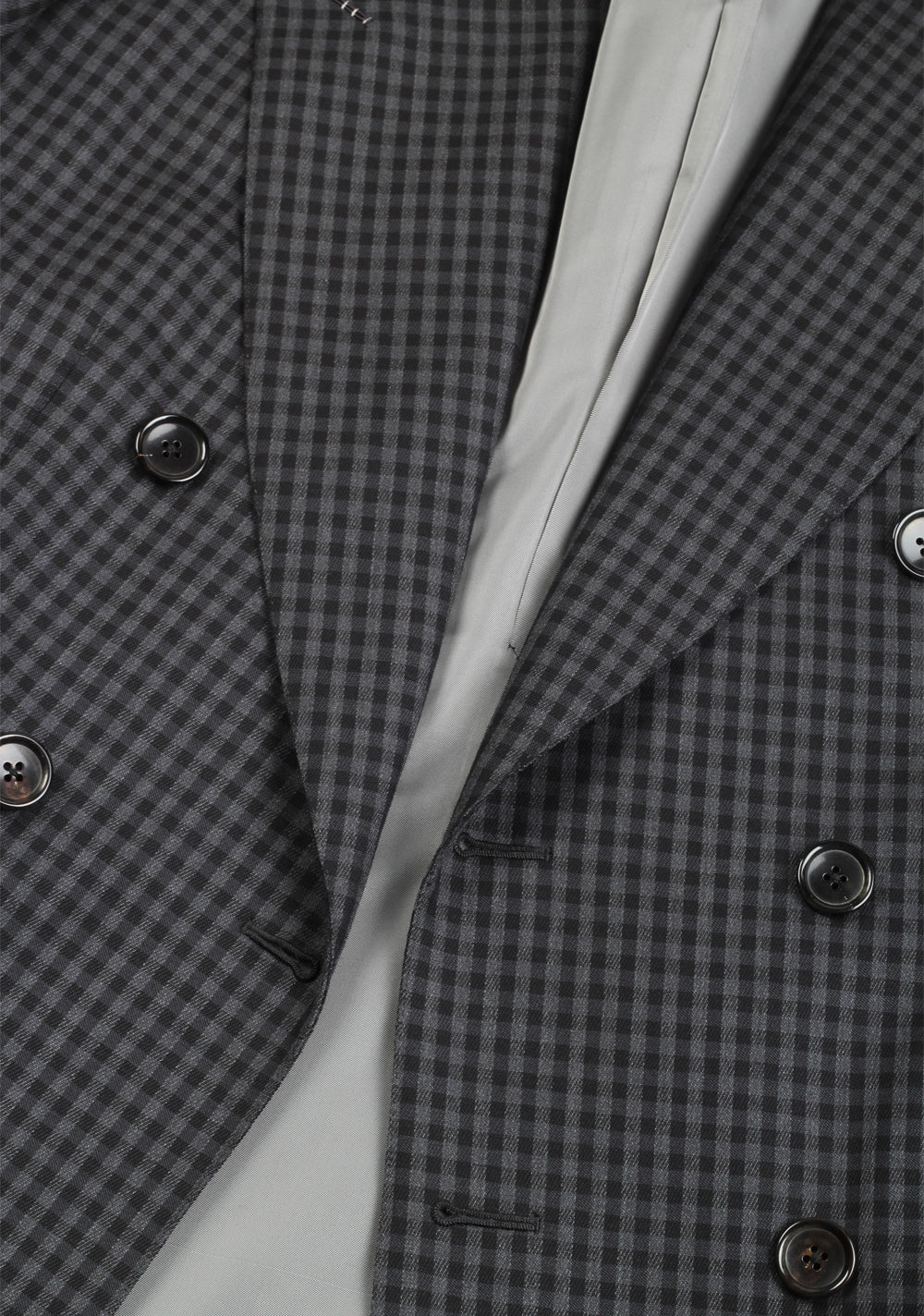 TOM FORD Wetherby Double Breasted Gray Suit Size 48 / 38R U.S.
