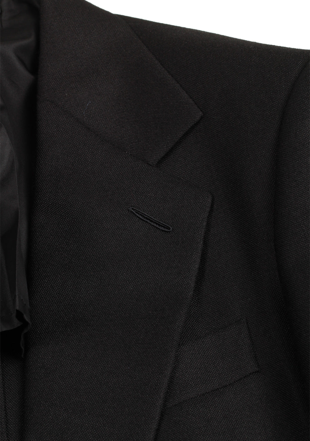 TOM FORD New Spencer Solid Black Suit Size 46 / 36R U.S.