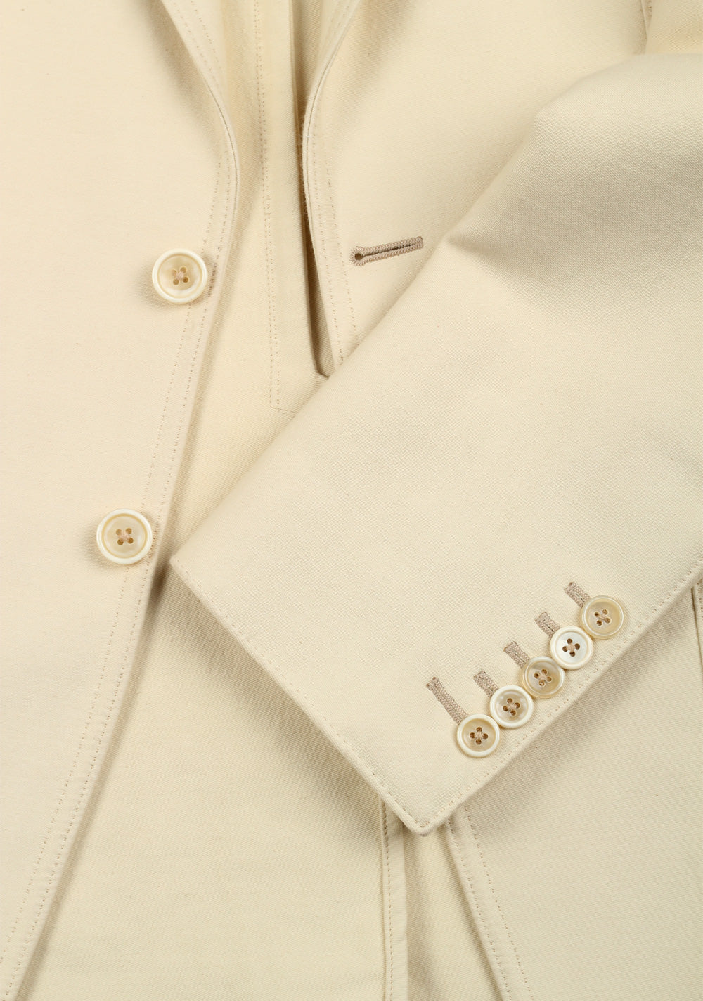 TOM FORD Buckley Off White Suit Size 48 / 38R U.S. In Cotton Fit E
