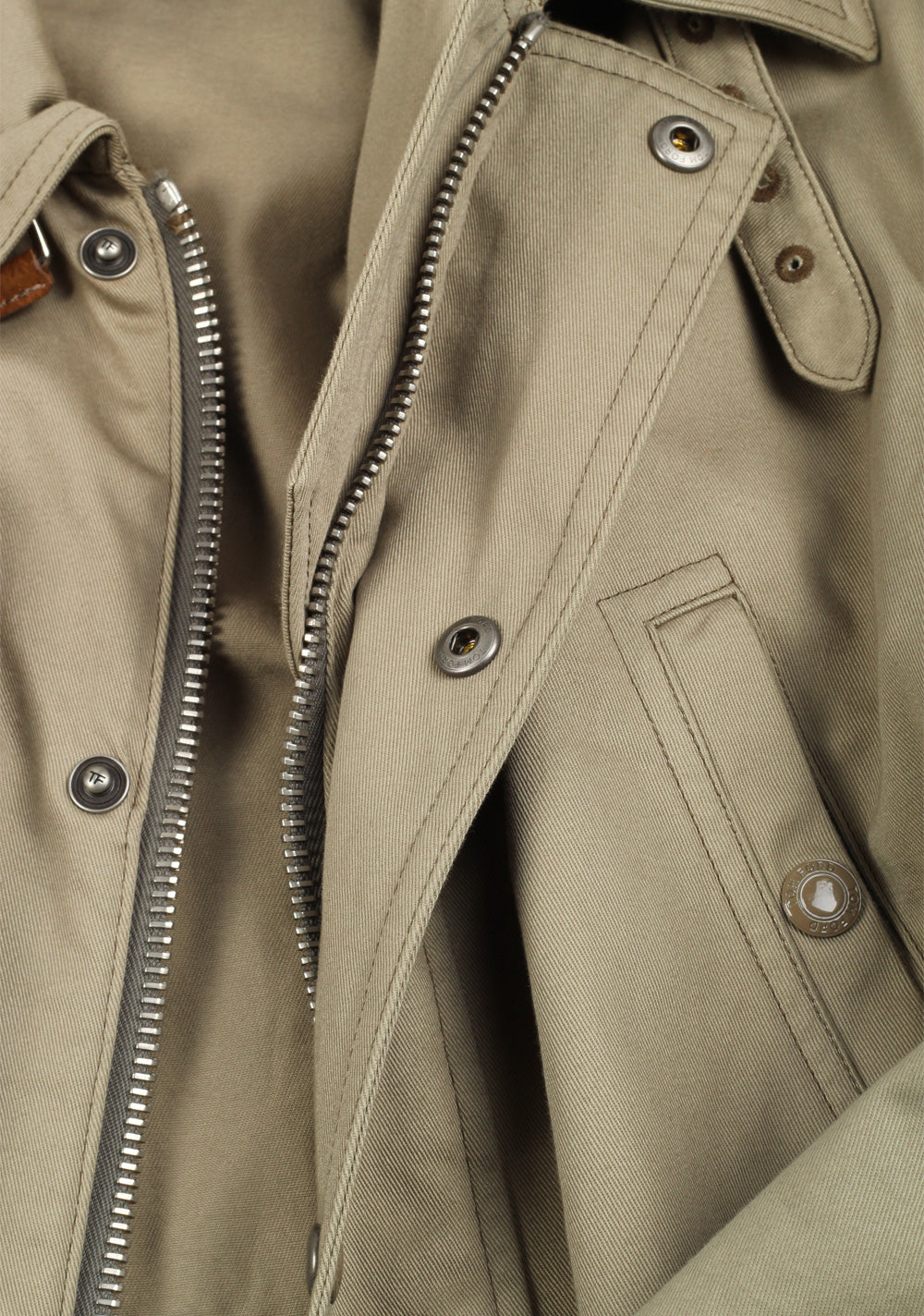 TOM FORD Grayish Beige Jacket Coat Size 48 / 38R U.S. Outerwear
