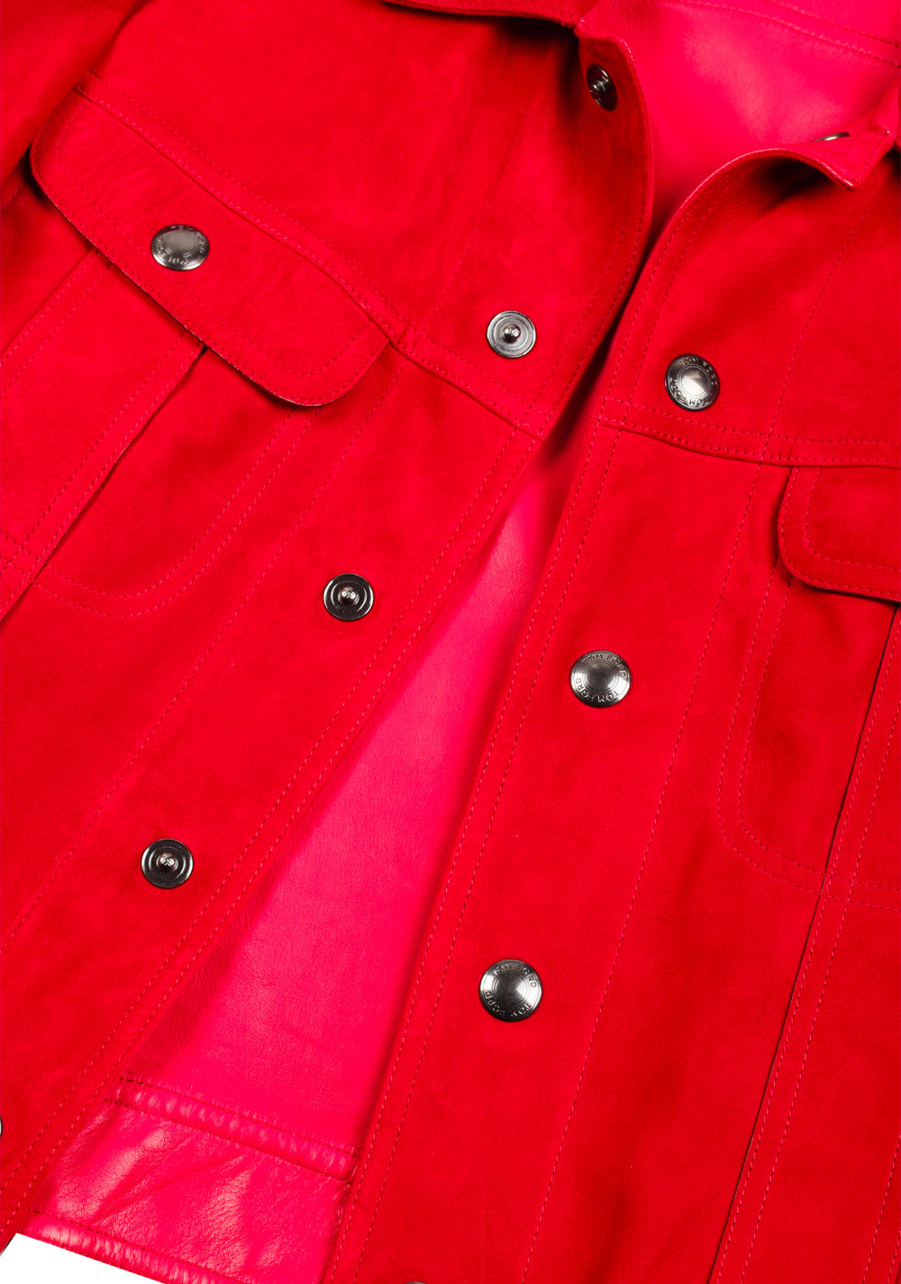 TOM FORD Red Western Jacket Coat Size 48 / 38R U.S.