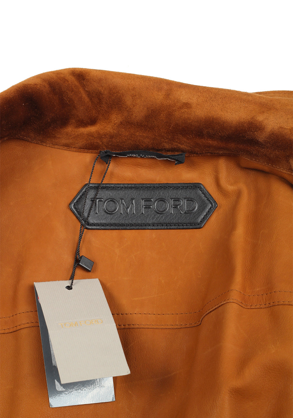 TOM FORD Brown Cashmere Suede Pony Fur Jacket Size 48 / 38R U.S. Outerwear