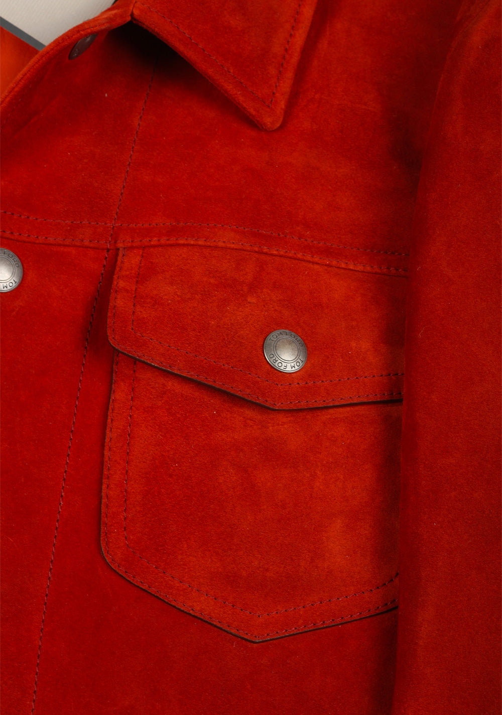 TOM FORD Brown Western Jacket Coat Size 48 / 38R U.S.