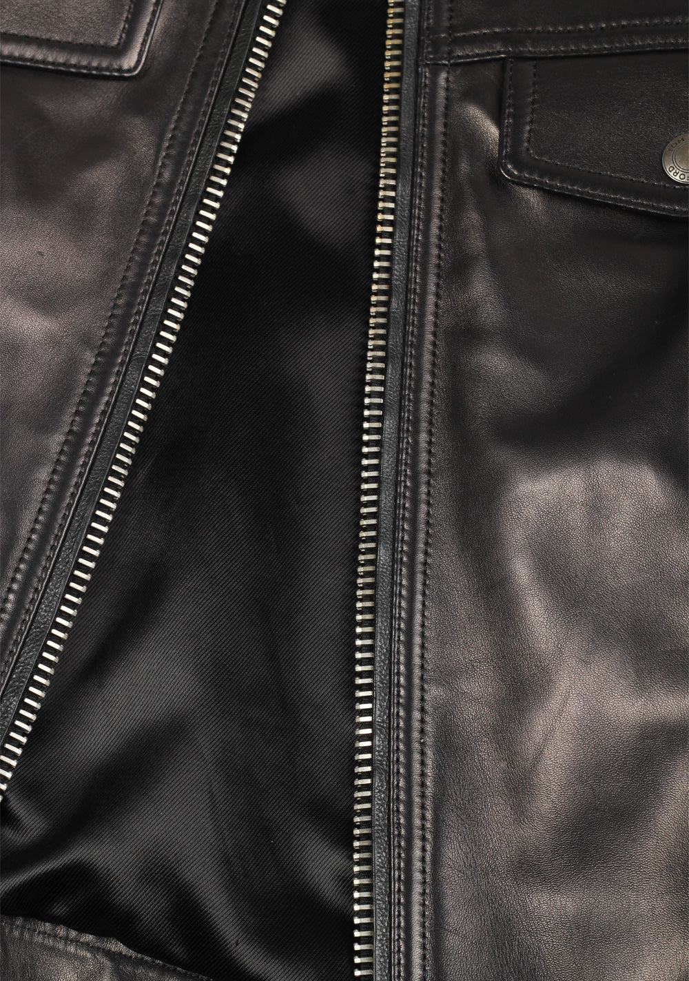 TOM FORD Leather Biker Jacket Coat Size 48 / 38R U.S. Outerwear