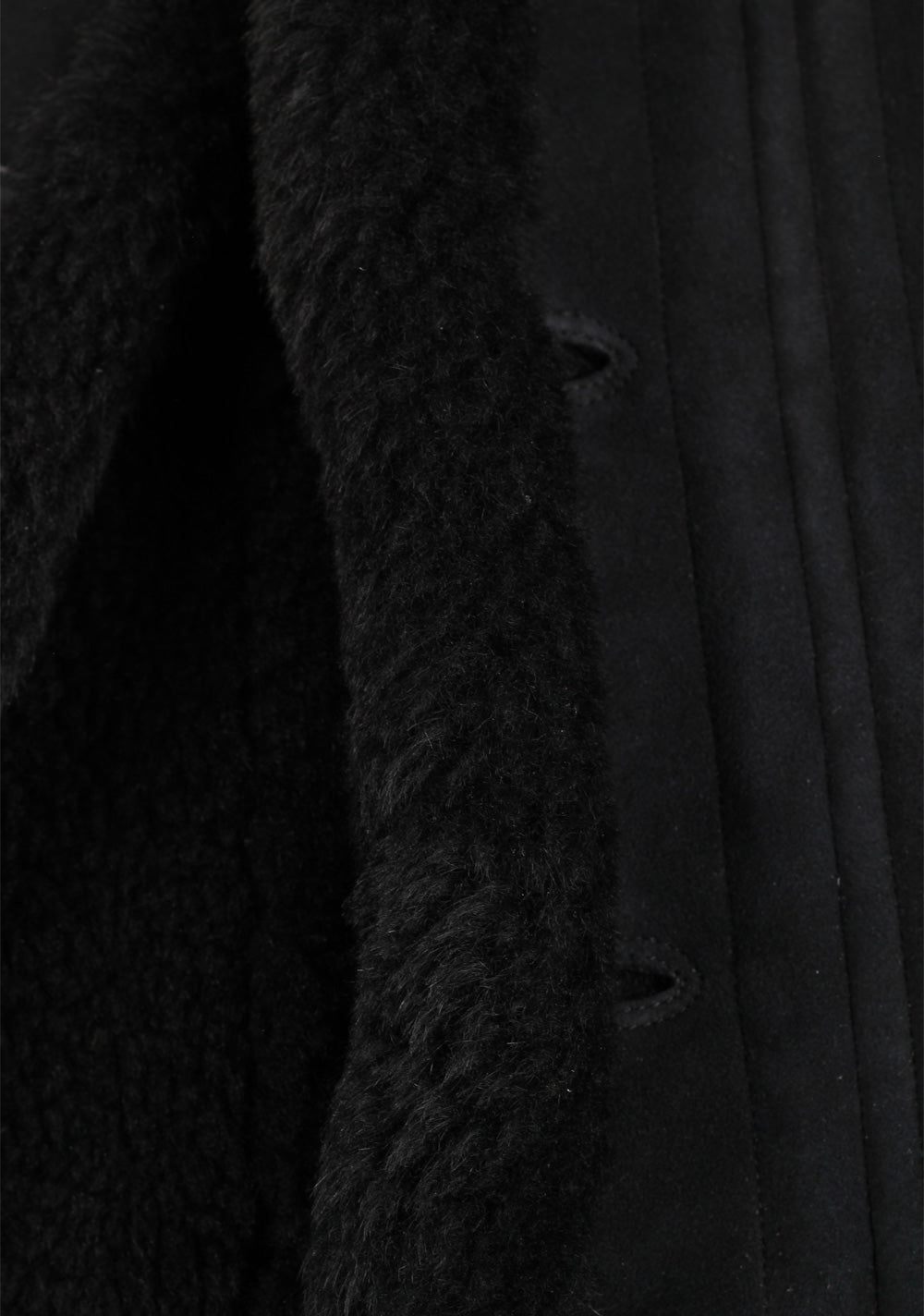 TOM FORD Black Suede Leather Shearling Bomber Jacket Coat Size 58 / 48R U.S. Outerwear