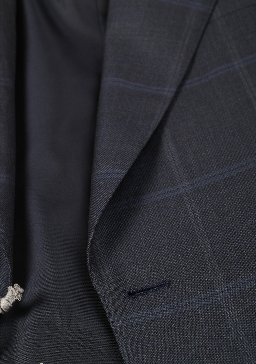 TOM FORD Shelton Checked Gray Blue Suit Size 54 / 44R U.S. In Wool