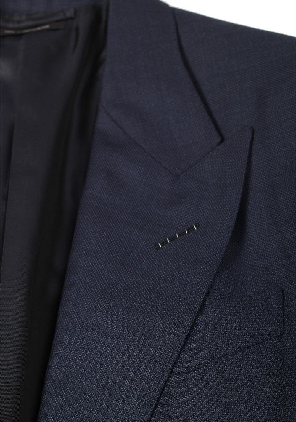 TOM FORD Shelton Solid Blue Birdseye Suit