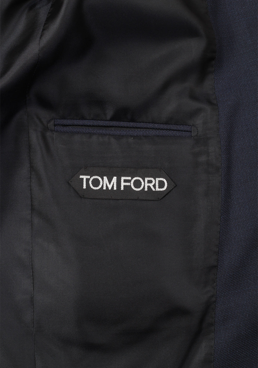 TOM FORD Shelton Solid Blue Birdseye Suit