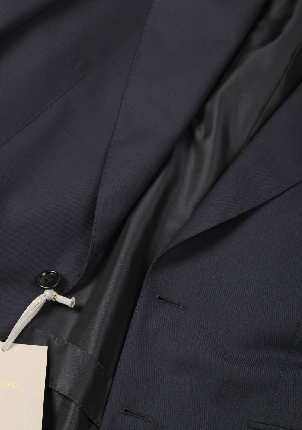 TOM FORD Shelton Solid Navy Blue Suit