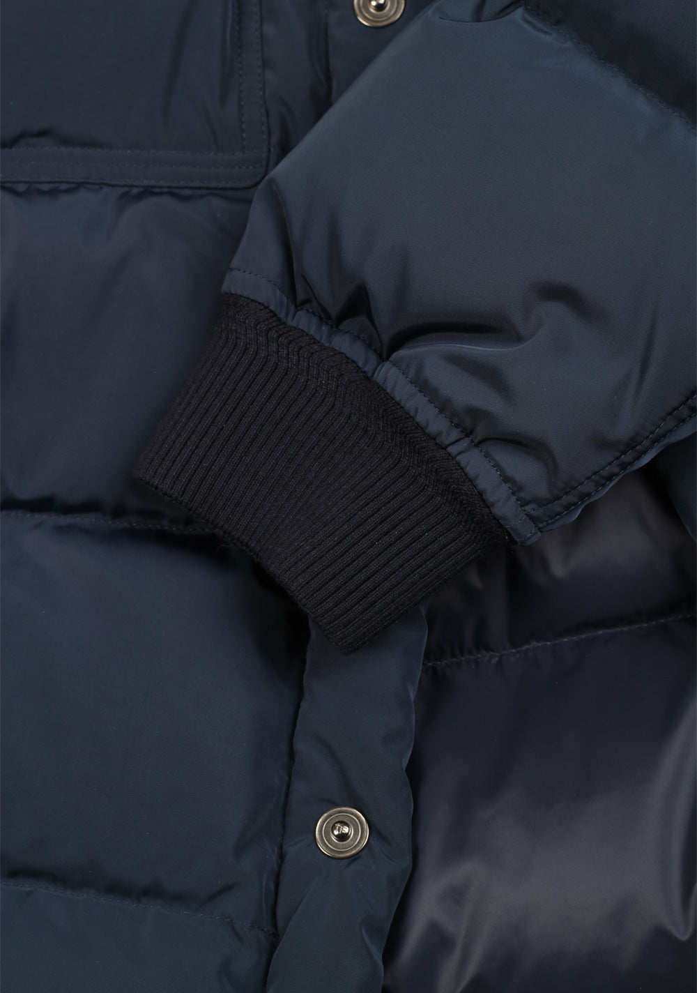 TOM FORD Blue Quilted Down Jacket Coat Size 54 / 44R U.S.
