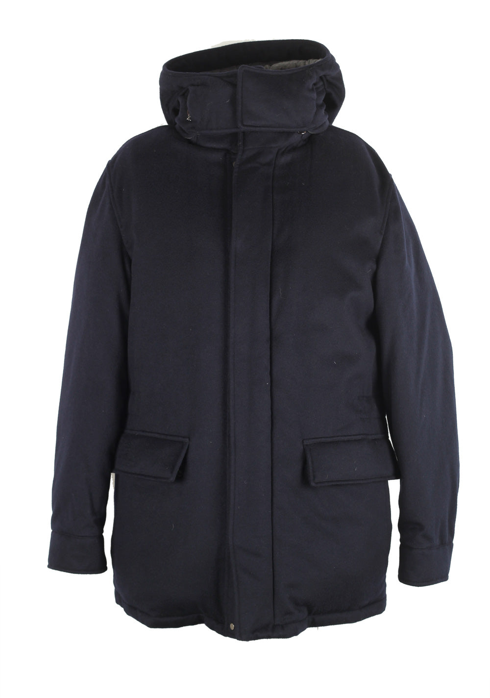 ZEGNA Blue Oasi Cashmere Elements Over Coat Size 48 / 38R U.S.