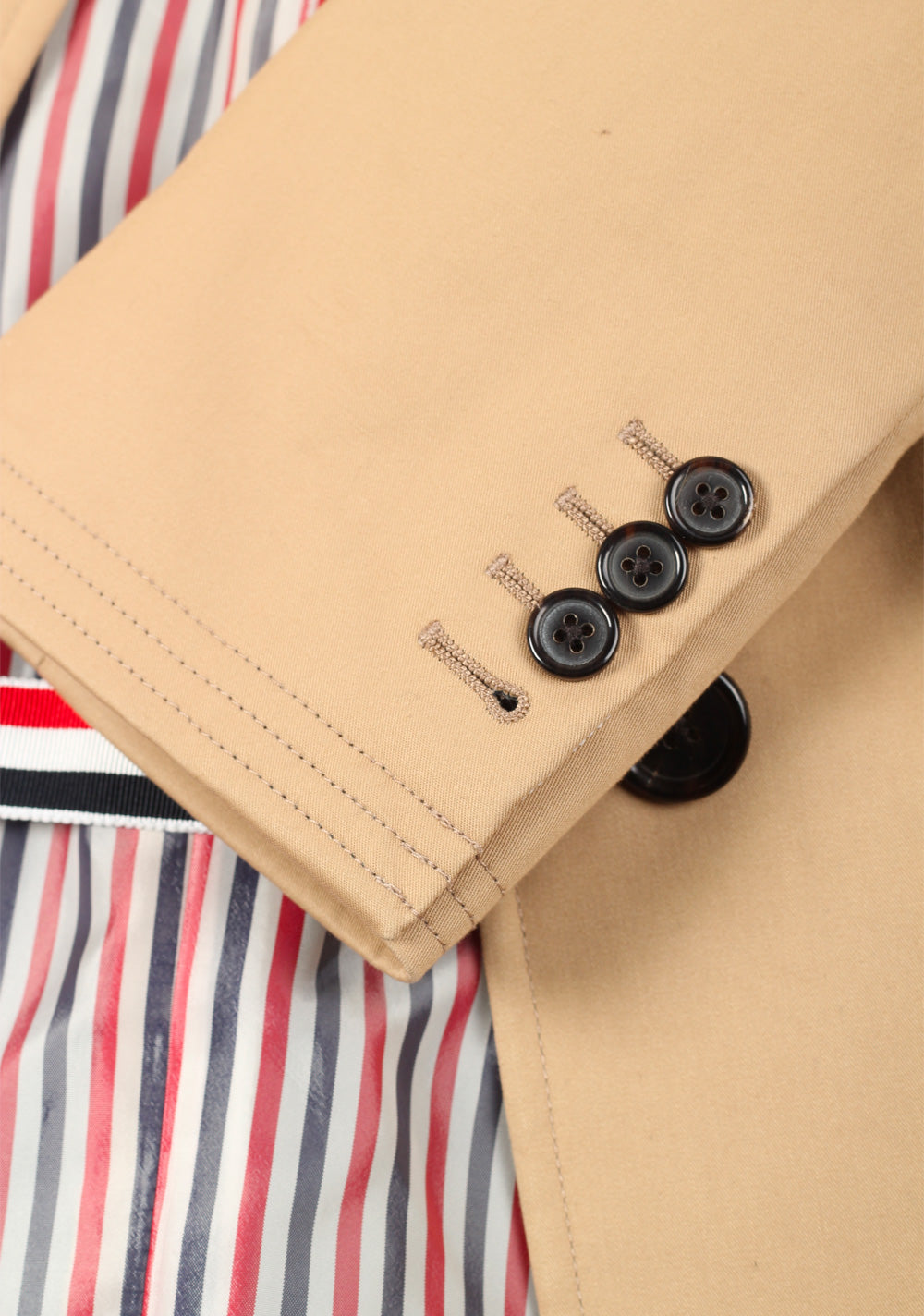 Thom Browne NEW YORK Beige Jacket Coat