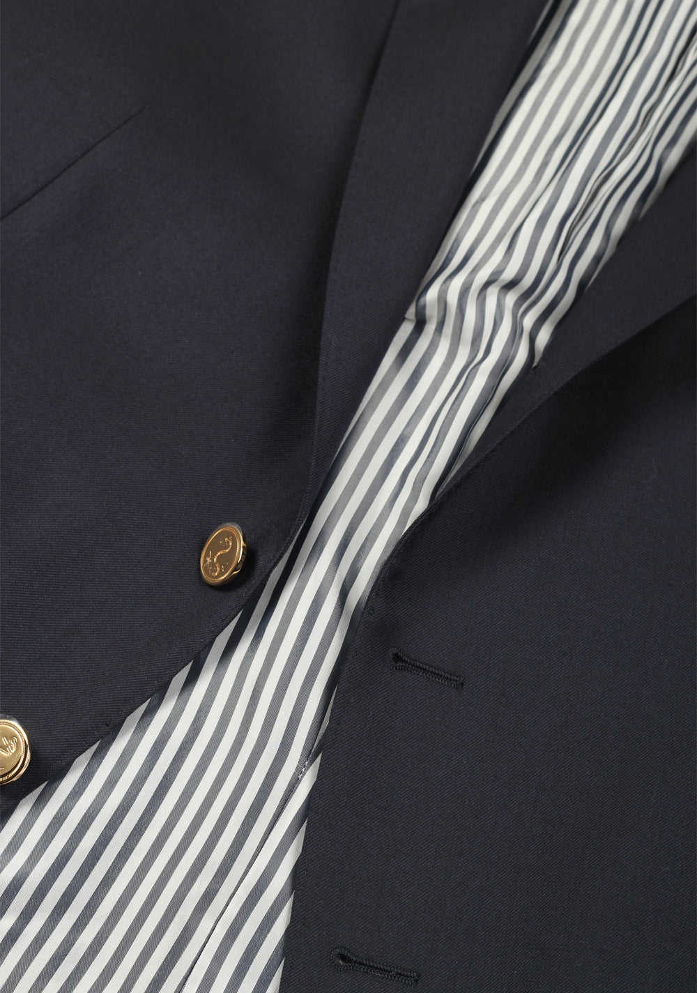 Thom Browne NEW YORK Twill High Armhole Blue Blazer Sport Coat Size 54 / 44 U.S.