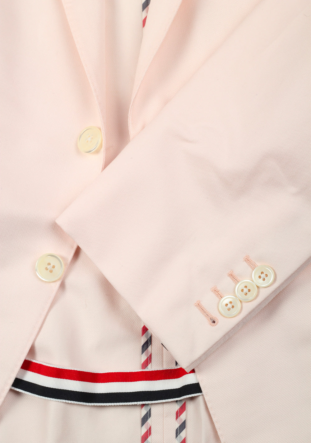 Thom Browne NEW YORK 4 Bar Pink Blazer Sport Coat Size 48 / 38R U.S.