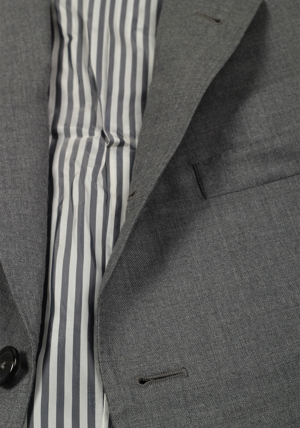 Thom Browne NEW YORK Twill High Armhole Gray Blazer Sport Coat Size 56 / 46 U.S.