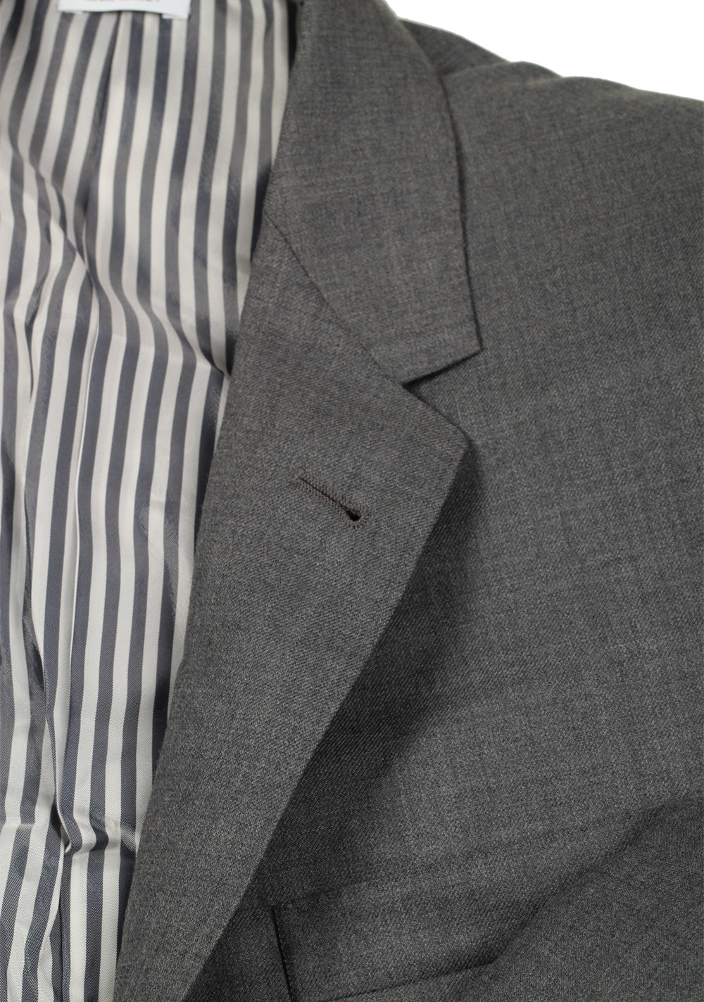 Thom Browne NEW YORK Twill High Armhole Gray Blazer Sport Coat Size 56 / 46 U.S.