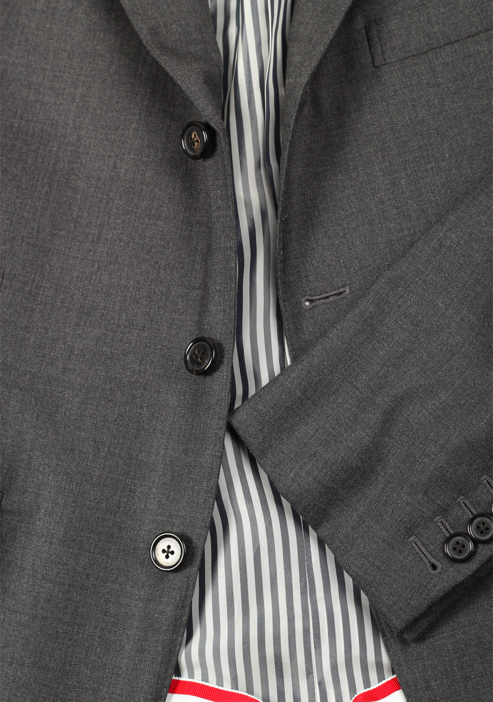 Thom Browne NEW YORK Classic Gray Suit Size 48 / 38R U.S.