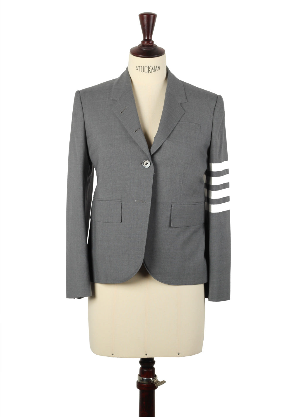 Thom Browne NEW YORK 4 Bar Gray Blazer Sport Coat