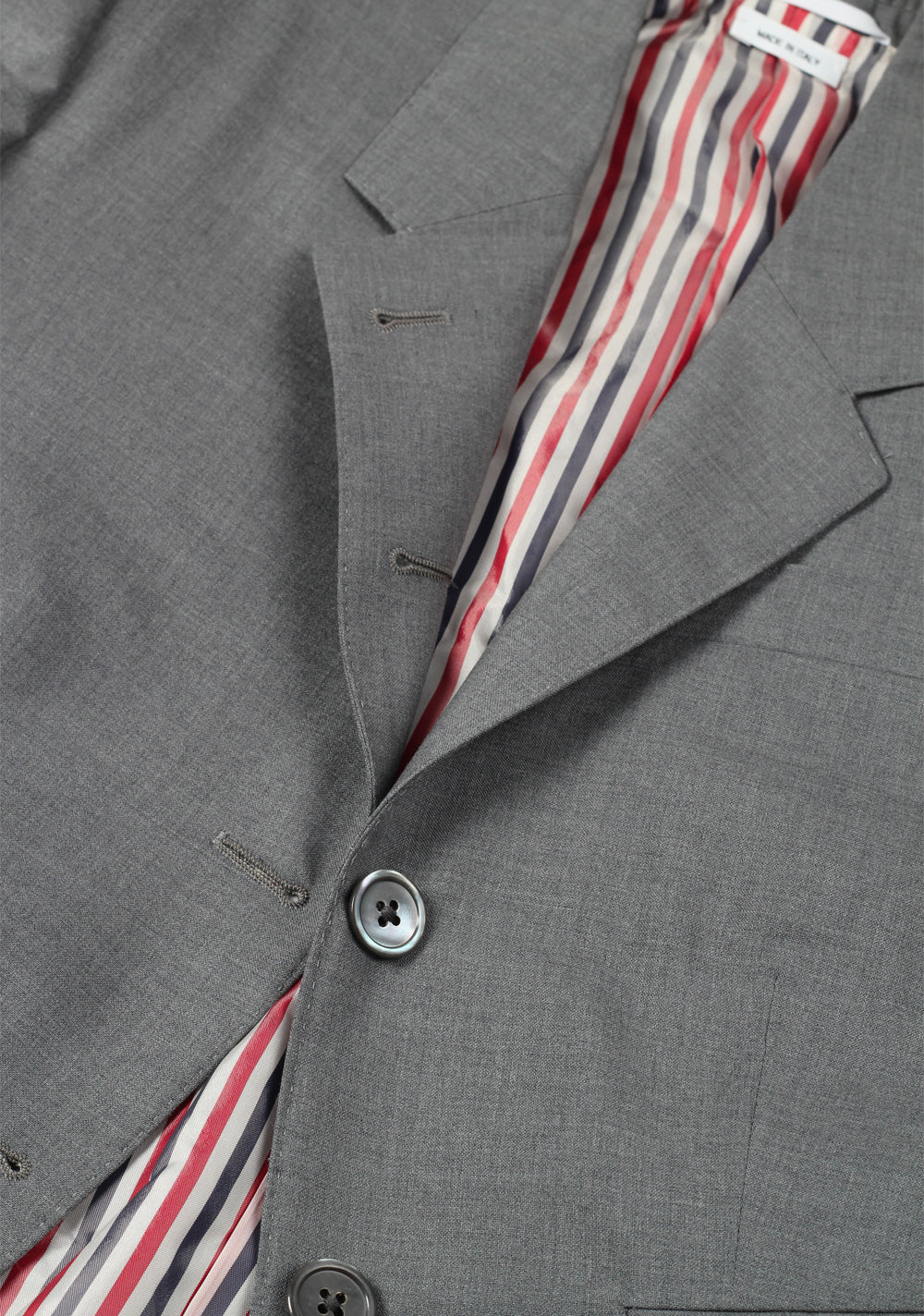Thom Browne NEW YORK 4 Bar Gray Blazer Sport Coat