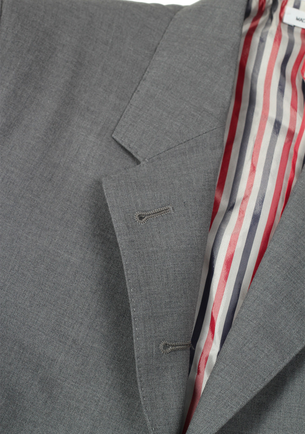 Thom Browne NEW YORK 4 Bar Gray Blazer Sport Coat