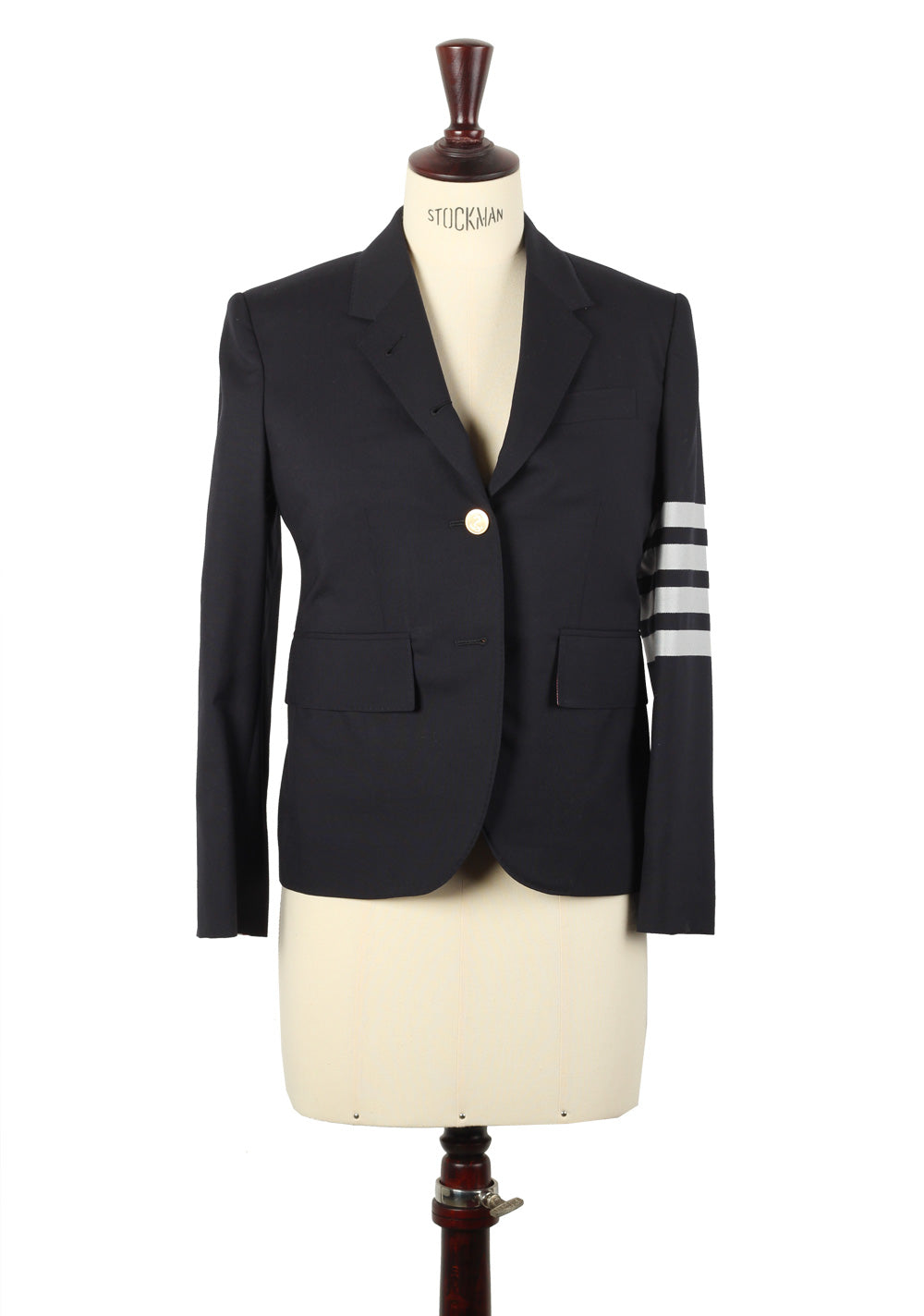 Thom Browne NEW YORK 4 Bar Blue Blazer Sport Coat