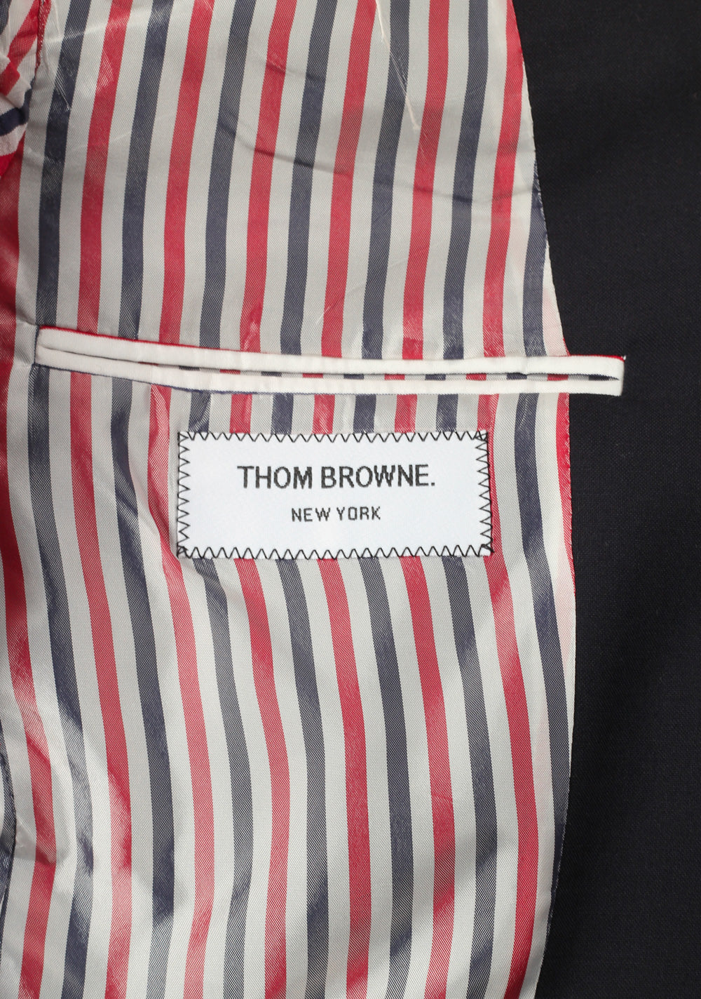 Thom Browne NEW YORK 4 Bar Blue Blazer Sport Coat