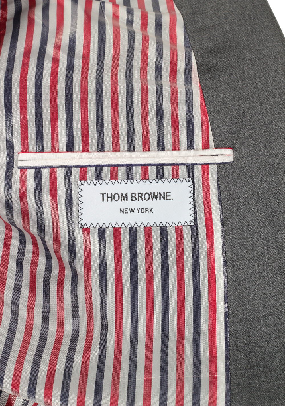 Thom Browne NEW YORK Gray Blazer Sport Coat Size 42 / 6 U.S.
